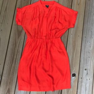 J.Crew Factory neon orange dress - S